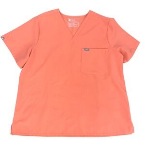 FIGS Catarina Scrub Top XXL sunset drift V Neck Technical Collection